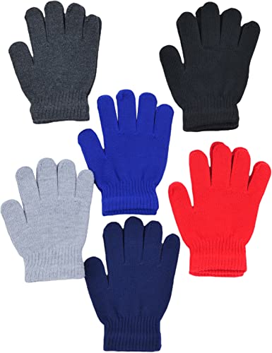 Image of ToBeInStyle Kids Pack of 6 Warm Winter Gloves