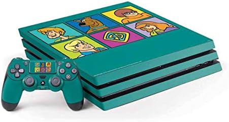 Skinit Decal Gaming Skin Compatible with PS4 Pro Console and Controller Bundle - Officially Licensed Warner Bros Scooby-Doo Crew Design