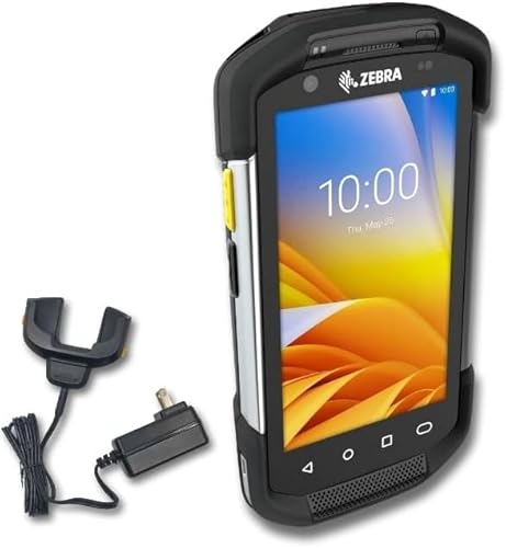 Zebra TC72 Wireless Android Handheld 2D/1D/QR Code Barcode Scanner, TC720L, Charger Included (Renewed)