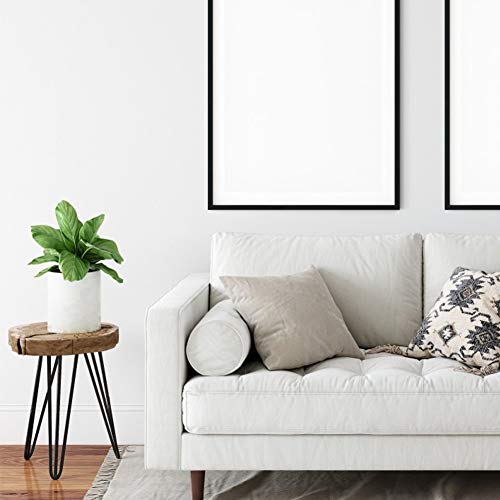 Intergreat Steel 22" Hairpin Table Legs (Set Of 4), Heavy Duty Raw Steel 3 Rods Hairpin Metal Legs Suitable For Coffee Table, End Table Workstation #TOP1