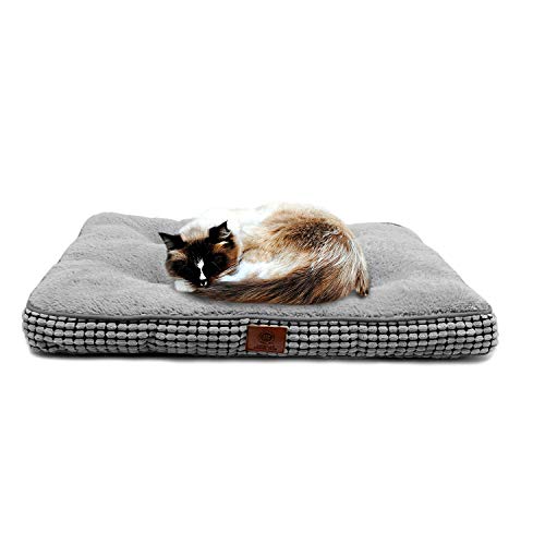 American Kennel Club AKC706GRAY AKC Small Pixel Crate Dog Pet Bed, Gray, 24 inch by 17 inch