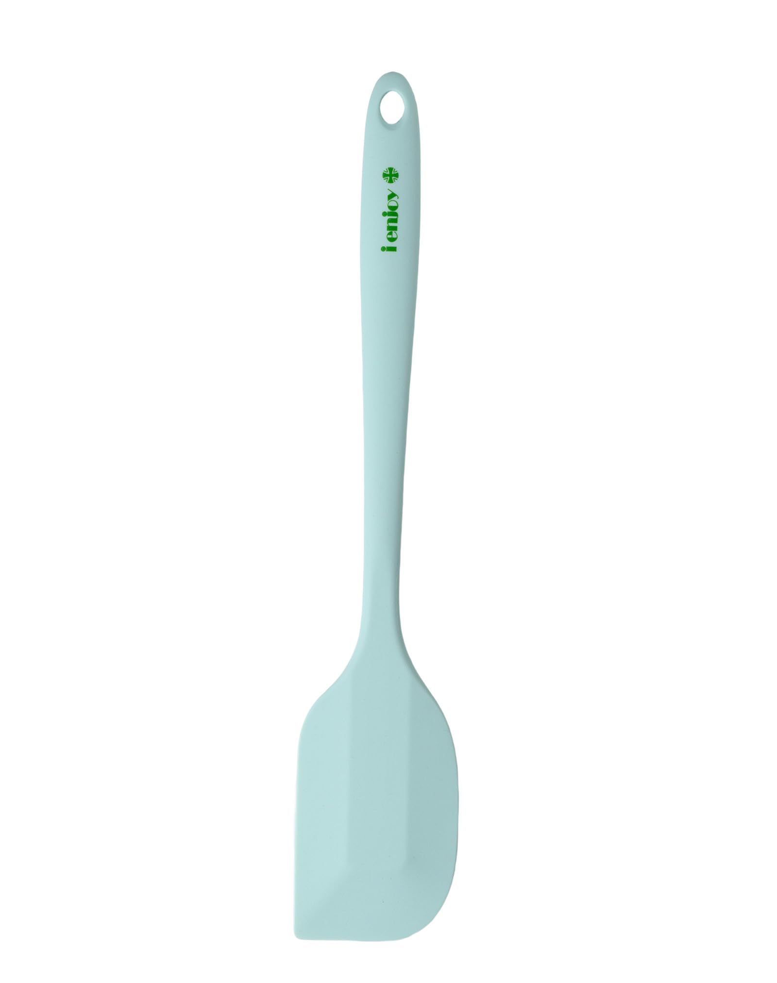 i enjoy + シリコン ヘラ 耐熱 ゴムベラ 製菓用 料理 一体デザイン スパチュラ へら 28cm グリーン