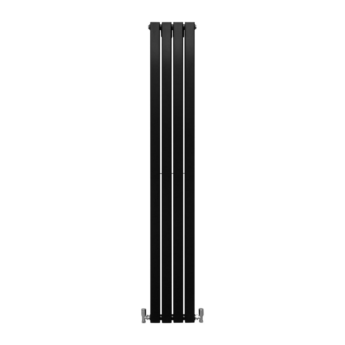 Monstershop Flat Panel Radiator - Black - 1800mm x 280mm - Steel