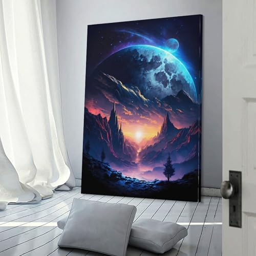 Peinture sur toile POLIUAWS pour rompre la monotonie des murs blancs