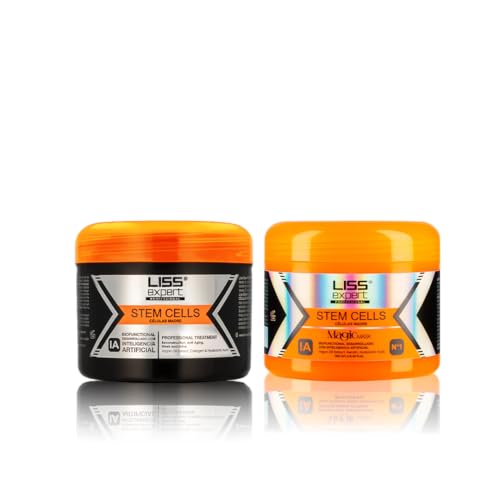 Liss Expert – Mini Duo Alisado Células Madre Duo 250 ml + Mascarilla Magic Mask 250 ml | Control Frizz, Suavidad Profesional y Nutrición Profunda