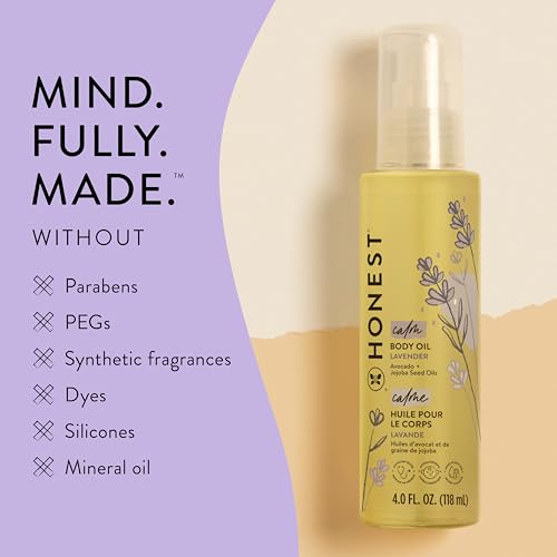 The Honest Company Lavender Infused Calming Body Oil, 4.0 fl oz, Plant-Based - image 2