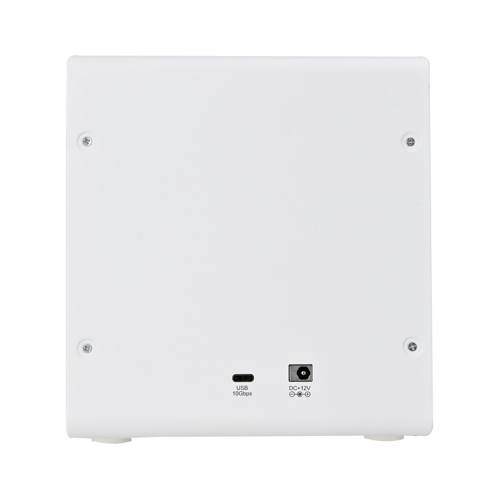 Silverstone TS434U - Caja de Disco Duro Externa SATA Hot-Swap de 4 bahías 10Gbps, Compatible con 4 × 3,5"/2,5" HDD o SSD SATA I/II/III, SST-TS434UW-10G (Blanco)
