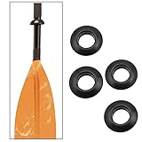 4 Stück Universal Gummi Kajak Paddel Tropfringe Kayak Paddle Gummiringe Zubehör Ersatz für Kajak Paddel Welle
