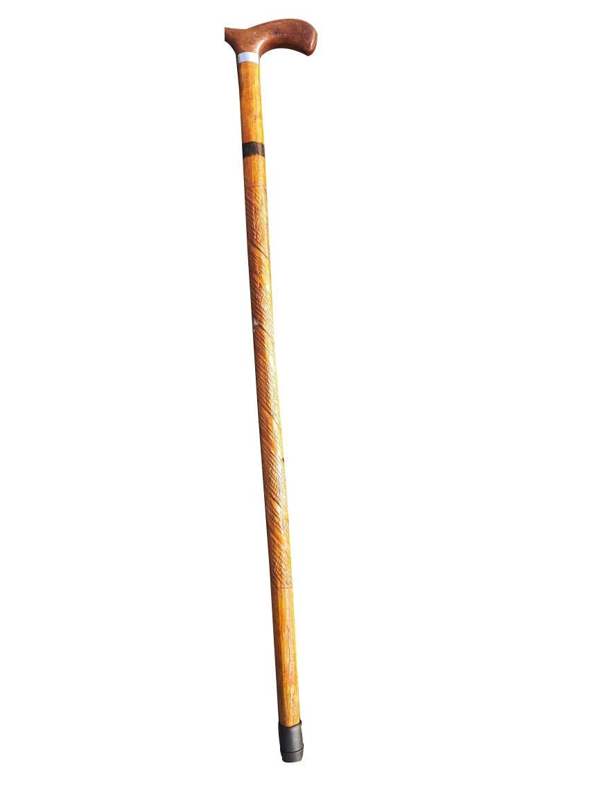 KB Netrue Honey Walking Stick for Old People Wooden Walking Stick for Men and Women simpail