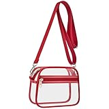 Clear Bag for Stadium Events Clear Sports Fan Handbags Purses with Adjustbale Strap for Concerts Festivals...