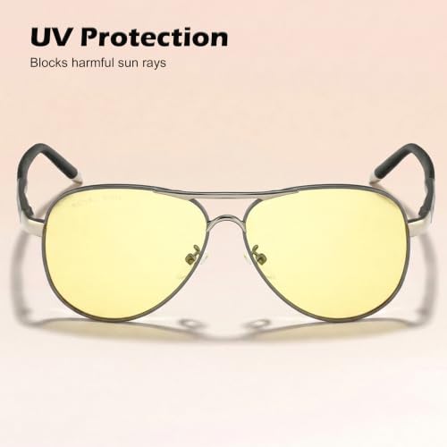 Image of ROYAL SON Men Aviator Polarization Sunglasses