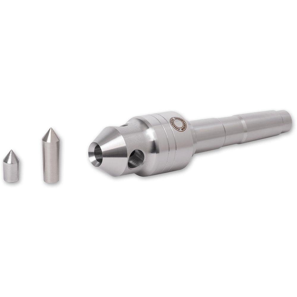 Axminster Evolution Series Hollow Live Centre with Chip Ejection 2MT