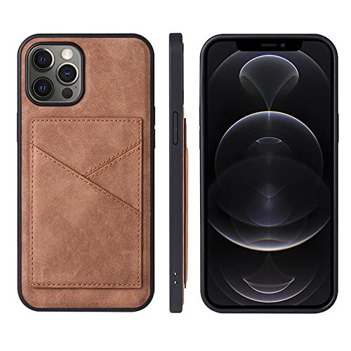 Étui en cuir mat iPhone marron haute finition et texture premium