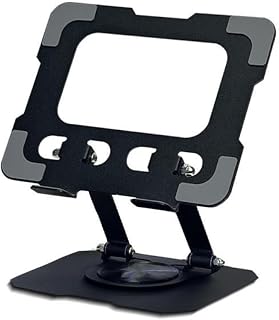 Definite 360 Rotation Angle & Height Adjustment Mobile & Tablet Stand for Office Home Restaurant Cafes Metal Built Compati... Price In India