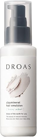 Amazon Droas ドロアス クレイミネラル ヘアエマルジョン ヘアケア うるおい ダメージケア 泥 自然の恵み どろあす 指通り ダメージケア 補修 保湿 寝ぐせ まとまる ヘアミルク ヘアトリートメント 洗い流さないトリートメント Droas ドロアス シャンプー