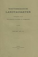 Wurttembergische Landtagsakten 1498-1515: Band 1 3170098748 Book Cover