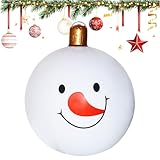 Augmentez la de Noël : ajoutez du charme à votre extérieur avec cette sphère décorative qui sert de point focal festif, offrant un visuel exceptionnel et diffusant la saisonnière grâce à des éléments de conception réfléchis, idéaux pour animer l'environnement.