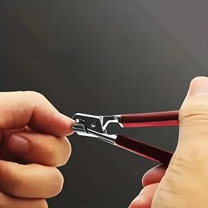 Stainless Steel Nail Clippers Wide Jaw Sharp Blade for Thick Nails - Ergonomic Orange Handle Splash-Proof Ideal for