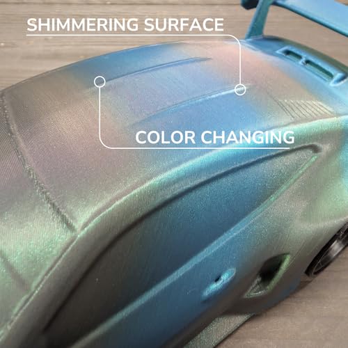 Image of Polymaker Panchroma PLA Filament 1kg, Gradient 3D Printing Filament 1.75mm | Starlight Blue-Green, Neatly Wound PLA for Easy Print & Smooth Feeding. Compatible with Bambu Lab & Most 3D Printers