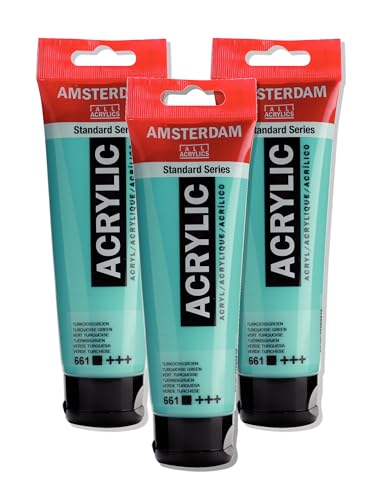 Amsterdam Standard Series Acrylic Tube 120 ml Turquoise Vert 661 (17096612)