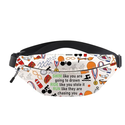 Sac banane triathlon AKTAP ceinture sport pour natation cyclisme et course WB
