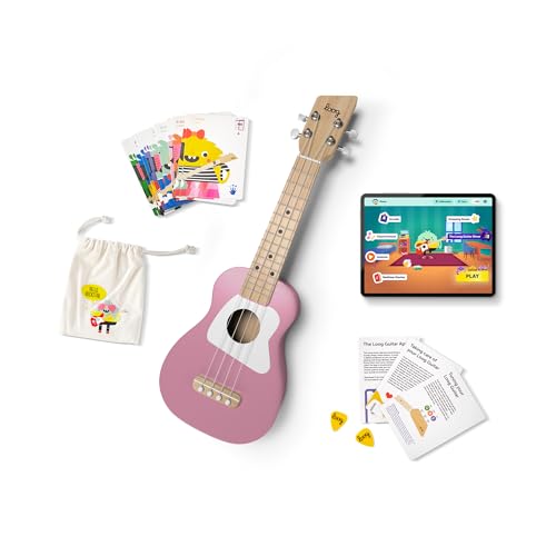 Loog Ukelele soprano de madera, Juguetes Niño, para niños y principiantes, aplicación y lecciones,...