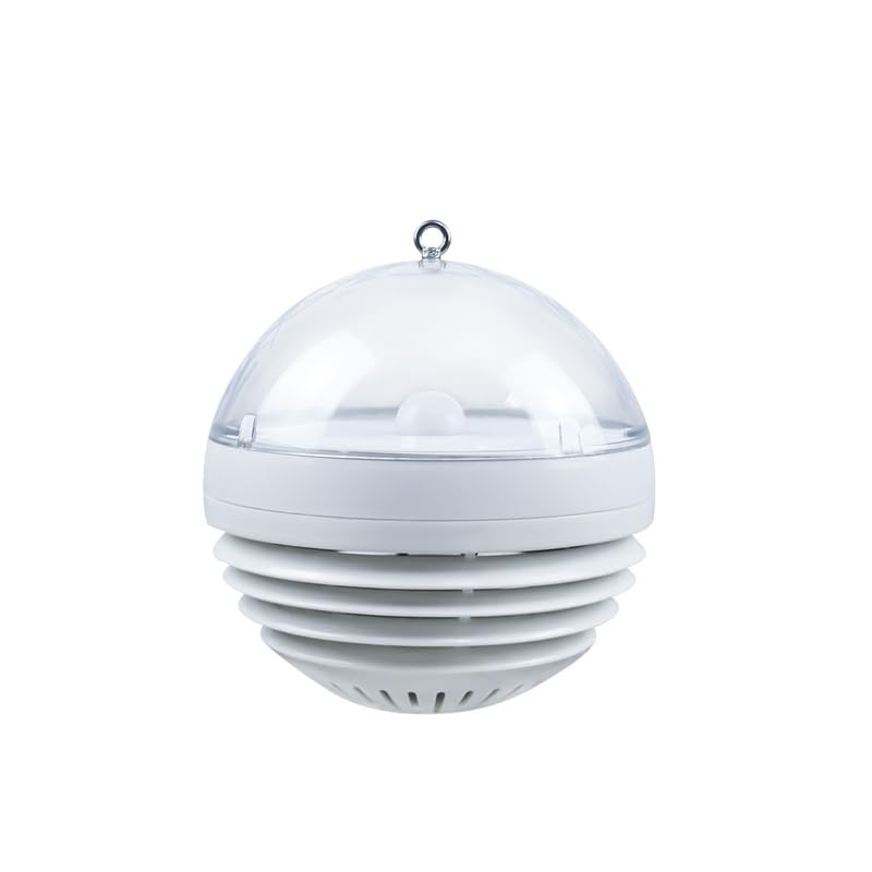 Monitoring of Temperature, Humidity, Light Intensity, and CO2 Concentration Spherical for Meteorological Monitoring