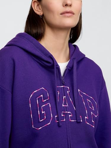 Image of GAP Women's Logo Hoodie Hooded Full Zip Sweatshirt