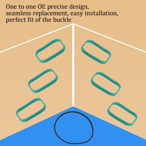 Image of Lower Upper Intake Manifold Gasket Set MS972401 Fit for Buick Enclave Lacrosse GMC Acadia Terrain Cadillac ATS CTS SRX XTS Chevy Camaro Caprice Colorado Equinox Impala 3.6L LLT LFX DOHC 09-17