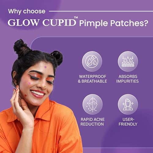 Image of Hydrocolloid Acne Pimple Patch with Tea Tree Oil & Calendula | Fast Healing | Absorbs Pus & Oil | Waterproof & Skin-Friendly Pimple Patches | Flower Shape - 33 Patches.