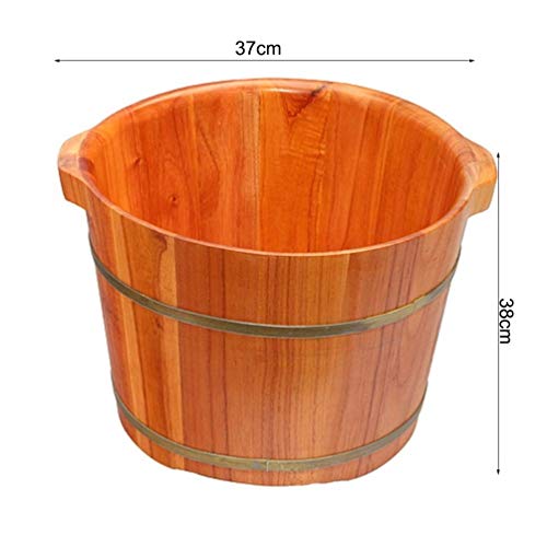 Balde de madera para spa de pies y masaje en casa miniatura 7