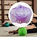 KiBcsLic Rhythmic Gymnastic Ball Bag Protection Cover Nylon with Drawstring Portable for Dance Practice Competition Gymnasts Athlete, Purple