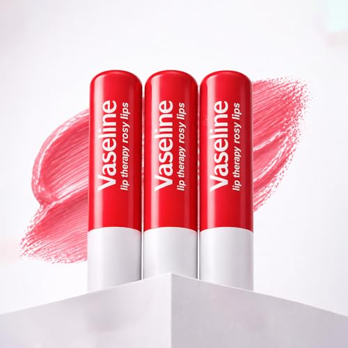 Image of Vaseline Lip Care Rosy Lips Tinted Lip Balm Stick 4.8g (Pack of 3)
