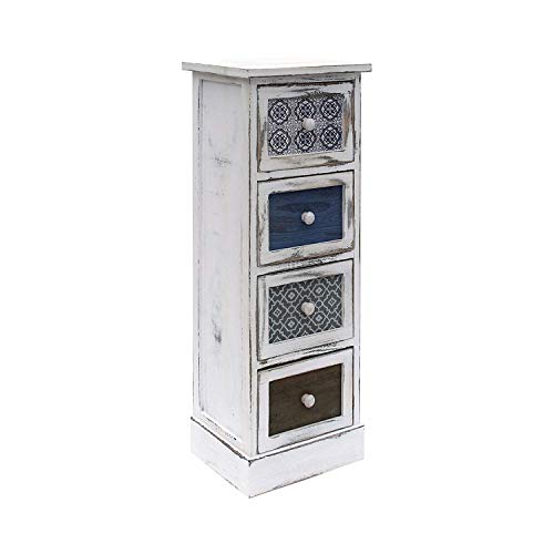 CASSETTIERA PICCOLA: E' adatta come cassettiera salvaspazio. Le sue dimensioni ridotte ti permettono di collocarla anche in stanze di piccole dimensioni. Ideale per chi ha problemi di spazio. Puoi utilizzarla come cassettiera piccola da bagno o comodino organizer x ingresso