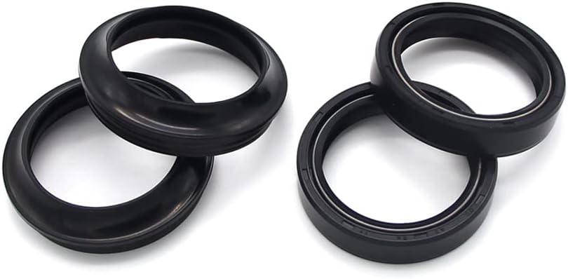Front Fork Shock Oil Seal Dust Seal Fork Seal Set Size Model 43MMx54MMx11MM for Ducati 916 996 998 999 GT1000 MH900E for Ducati Monster 600 620 695 750 800 900 900S for Ducati S 620 750 800