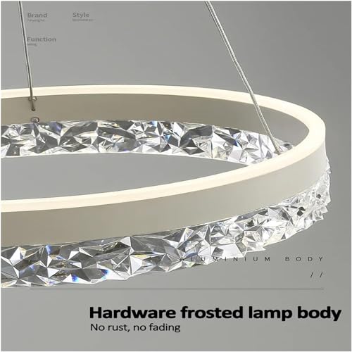 Lustre LED moderne à intensité variable pour éliminer la fatigue visuelle - 5