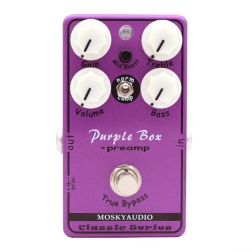 Metal Guitar Pedal with 3-Mode Compression Options