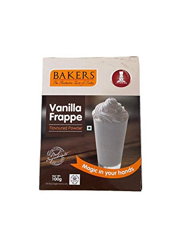 Bakers Vanilla Frappee ( Flavoured Powder) 100 Grams (Pack of 3)