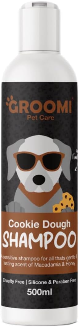 Cookie Dough Dog Shampoo 500ml - Irresistibly Sweet Grooming for All Breeds, Nourishing Vegan Formula, Professional Pet Shampoo and Conditioner, Refreshing & Long-Lasting Fragrance