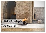 Der Baku Ateshgah oder Feuertempel von Baku in Surakhani in der Nähe von Baku, Aserbaidschan. Basierend auf persischen und indischen Inschriften, Tempel wurde als hinduistischer und zoroastrischer Ort