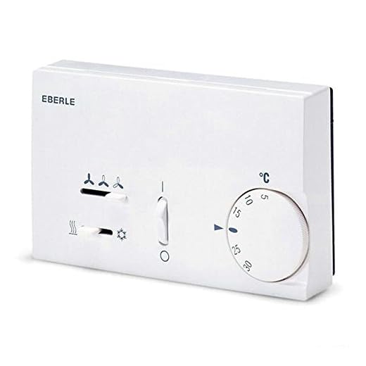 Eberle; KLR-E 7015 (Más opciones clic: aquí); Termostato para fancoil, bimetal, actúa sobre ventilador