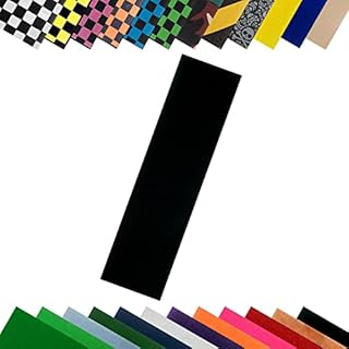 TURBO 9 x 33 Inch Skateboard Grip Tape Sheet Black
