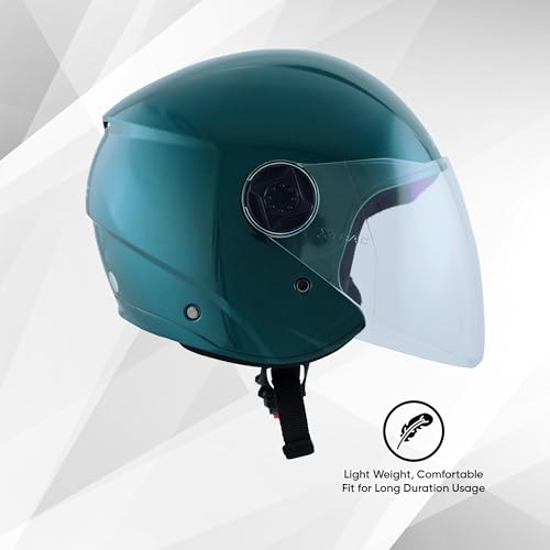Image of TVS iQube Open Face Helmet for Men & Women | ISI Certified