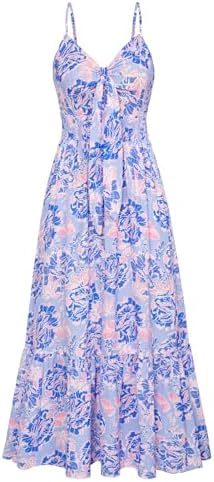 GRACE KARIN Womens Summer Floral Maxi Dresses 2026 Long Flowy Boh...
