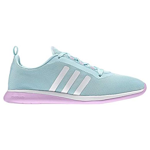 adidas Cloudfoam Pure W, Zapatillas de Deporte para Mujer, Azul/Blanco (Azuent/Ftwbla/Orqcla), 36 EU