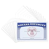 Social Security Card Protector Sleeves,10 Pack Social Security Card Holder/New Medicare Card Protector Sleeve/Credit Card Holder,SSN Card Protector