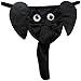 Bommi Fairy Männer Elefanten Unterwäsche Pouch Slips Strings Lustige Low-Rise G-String sexy U-förmiger Höcker Lover Geschenk (Schwarz)