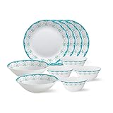 Larah by BOROSIL Opalware Dinner Set - 10 Pieces White
