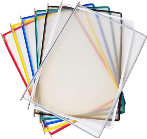 Carpeta magnética de pared A4 con 10 paneles para documentos 4