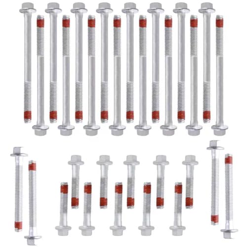 ES72173 Cylinder Head Bolts Set Compatible with Chevy Corvette Silverado GMC Sierra Yukon Cadillac Buick Hummer Pontiac Replaces ES72173